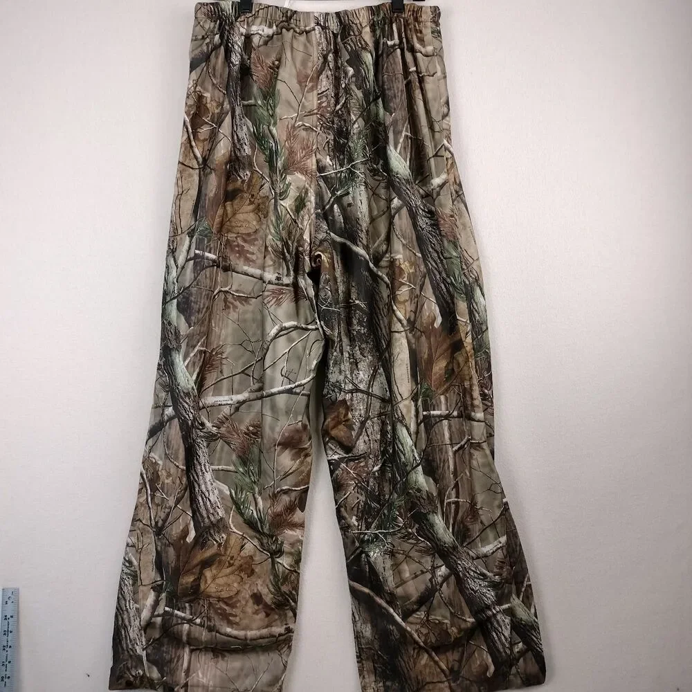 Mad Dog Camouflage Pants Mens 2XL Hunting Realtree Camo Mesh Lined Elastic Waist